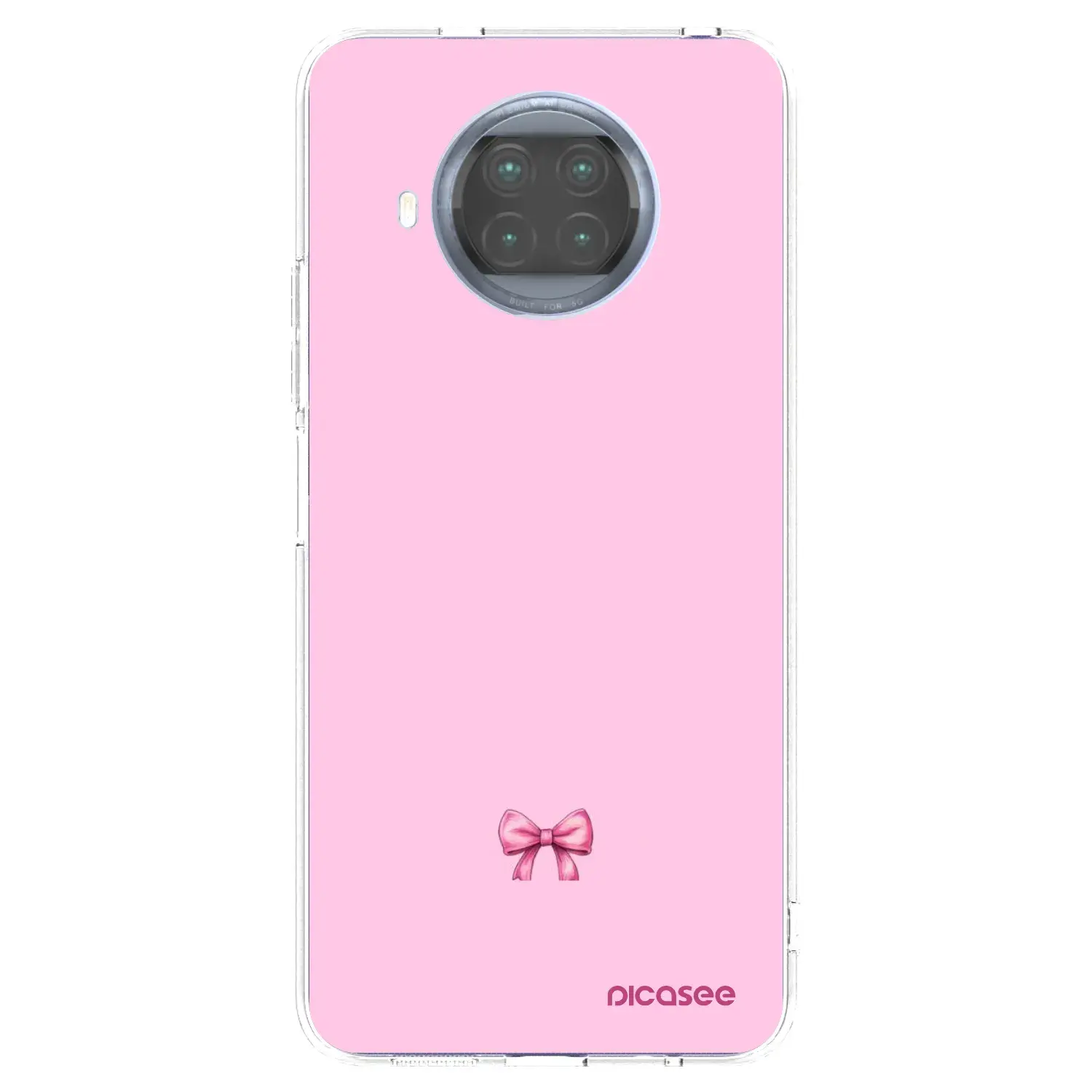 Silikonový průhledný obal pro Xiaomi Mi 10T Lite - Blush bow