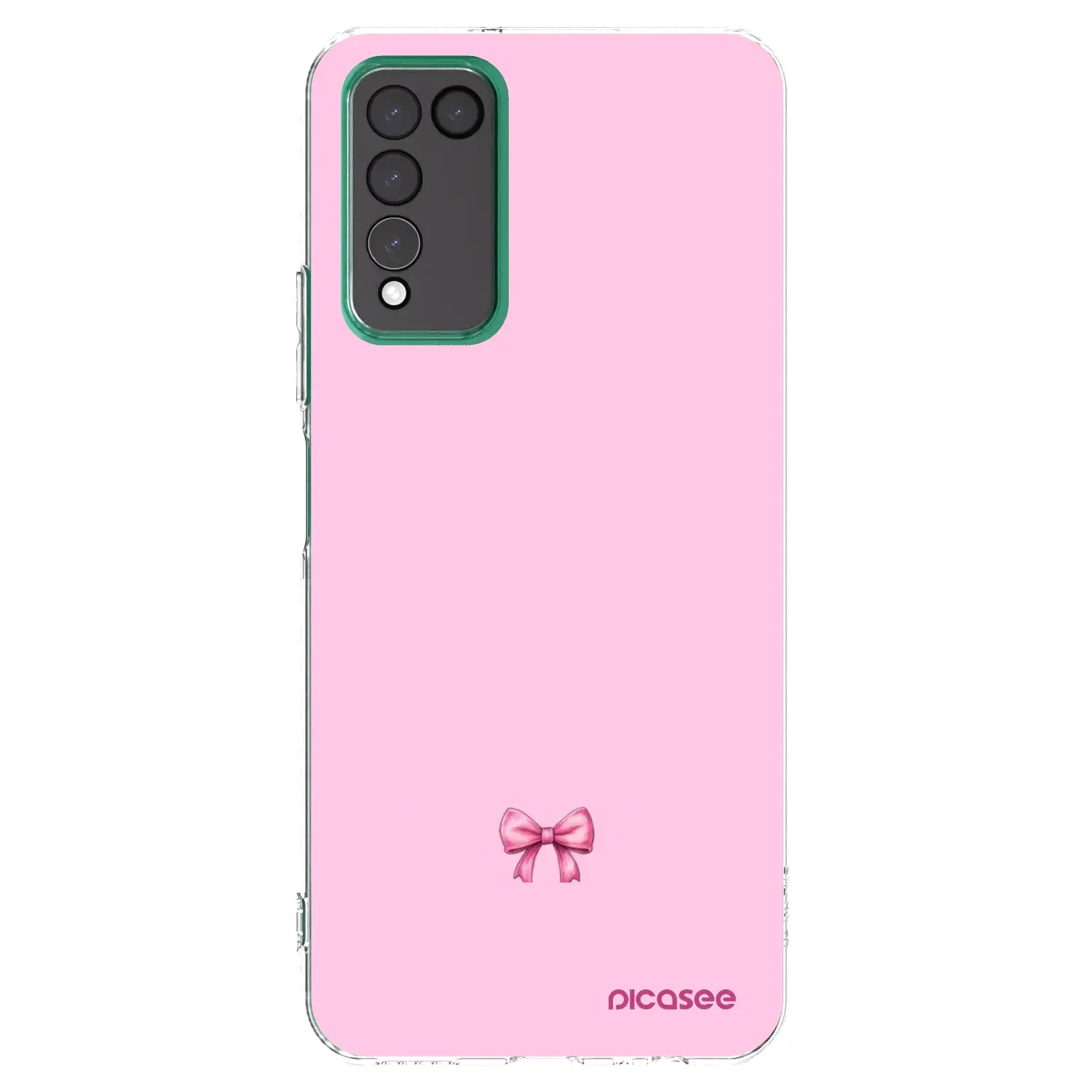 Silikonový průhledný obal pro Honor 10X Lite - Blush bow