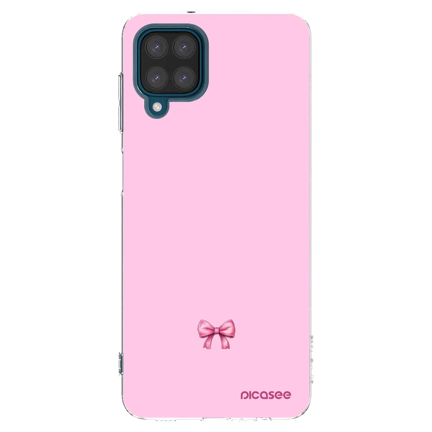 Silikonový průhledný obal pro Samsung Galaxy A12 A125F - Blush bow
