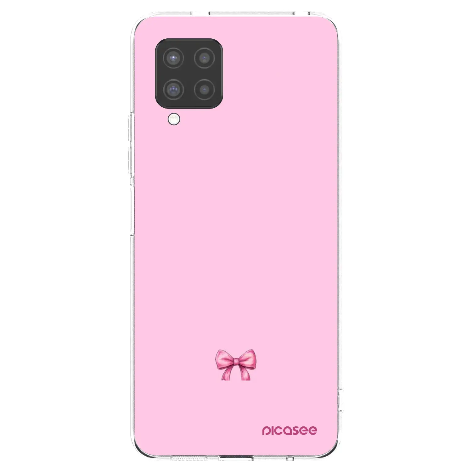 Silikonový průhledný obal pro Samsung Galaxy A42 A426B - Blush bow