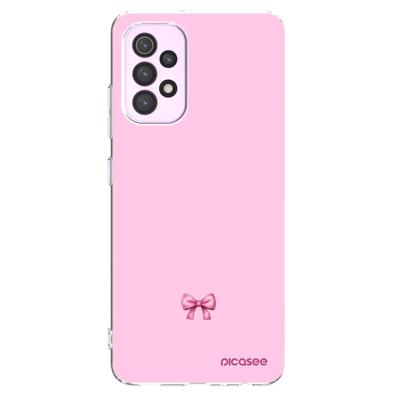 Silikonový průhledný obal pro Samsung Galaxy A32 5G A326B - Blush bow