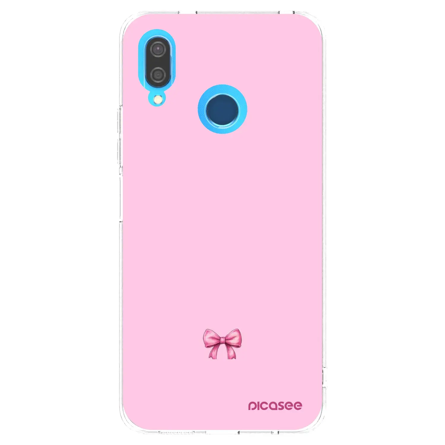 Silikonový průhledný obal pro Huawei P20 Lite - Blush bow