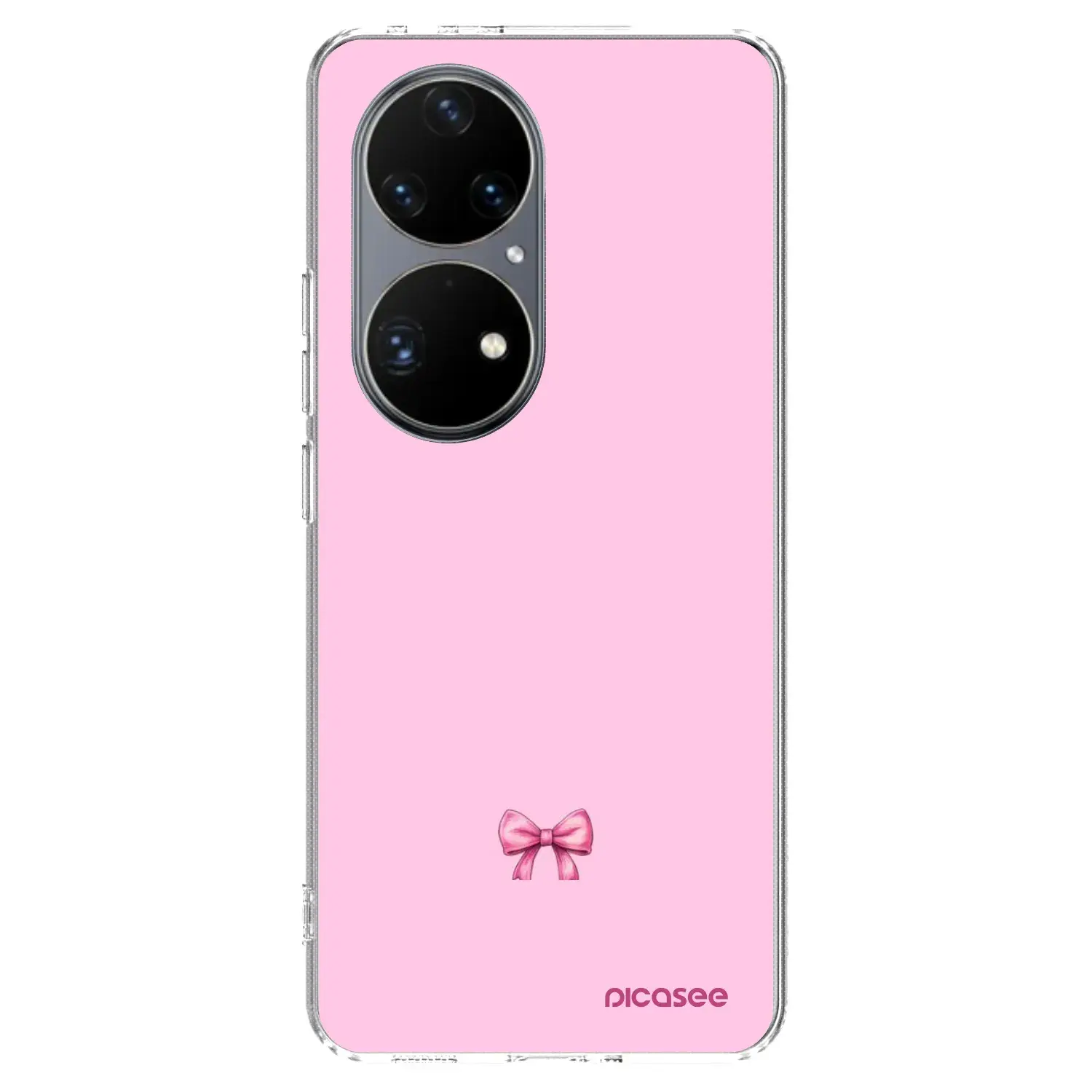 Silikonový průhledný obal pro Huawei P50 - Blush bow