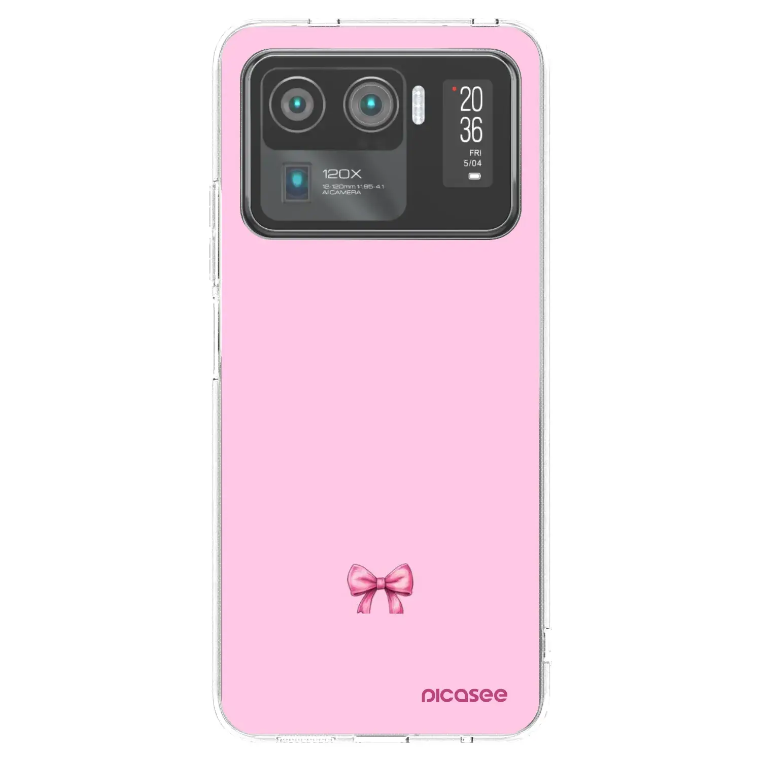 Silikonový průhledný obal pro Xiaomi Mi 11 Ultra - Blush bow