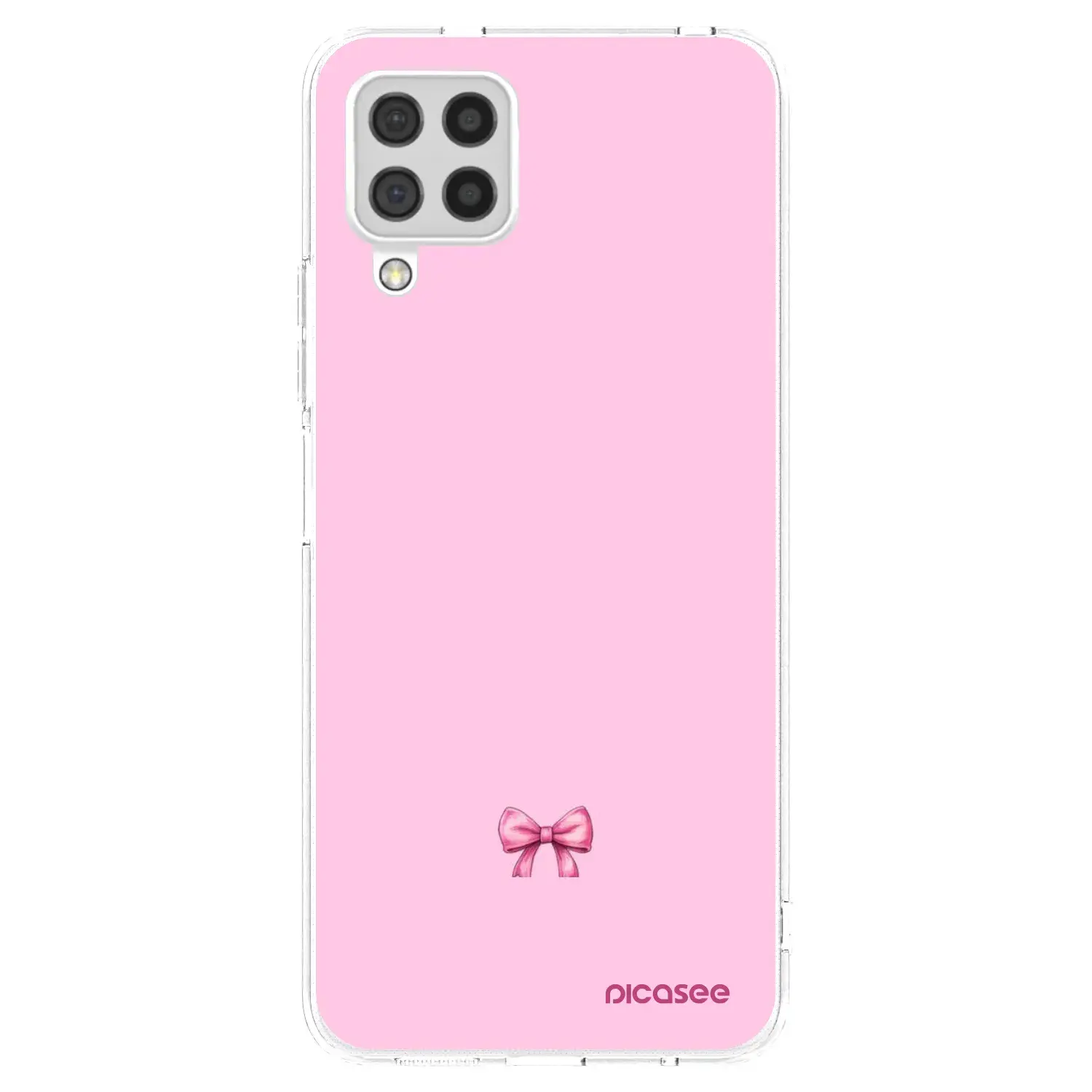 Silikonový průhledný obal pro Samsung Galaxy A22 A225F 4G - Blush bow