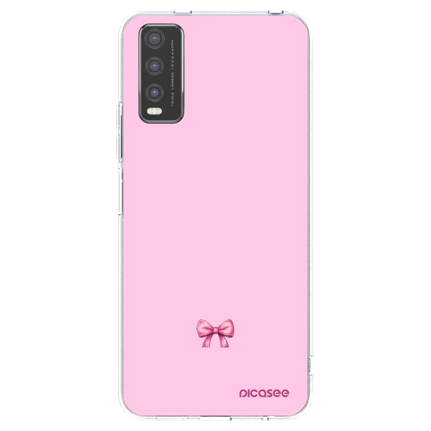 Silikonový průhledný obal pro Vivo Y20s - Blush bow
