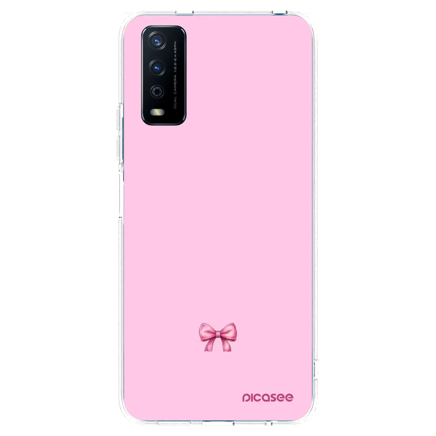 Silikonový průhledný obal pro Vivo Y11s - Blush bow