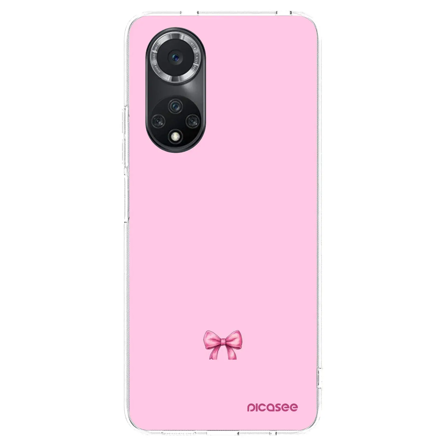 Silikonový průhledný obal pro Huawei Nova 9 SE - Blush bow