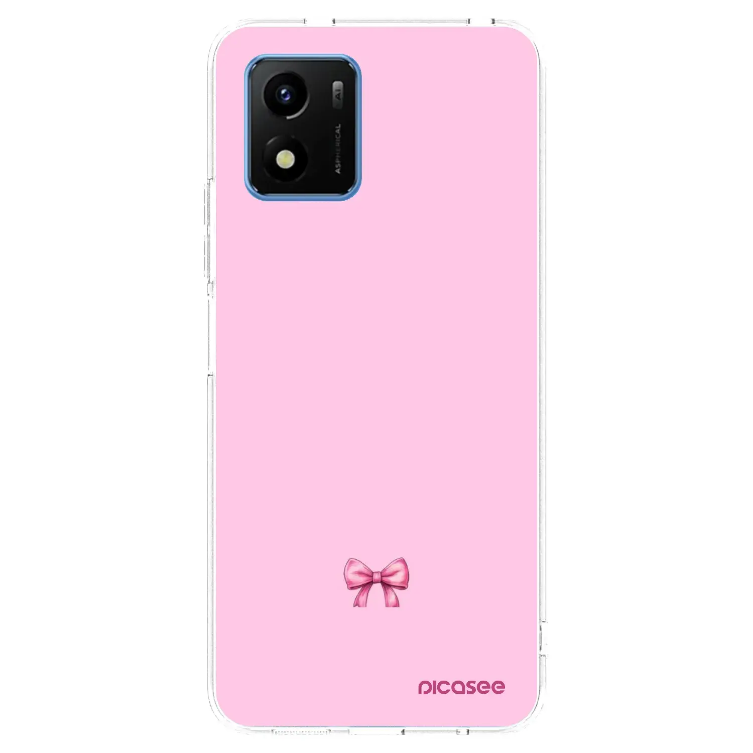 Silikonový průhledný obal pro Vivo Y01 - Blush bow