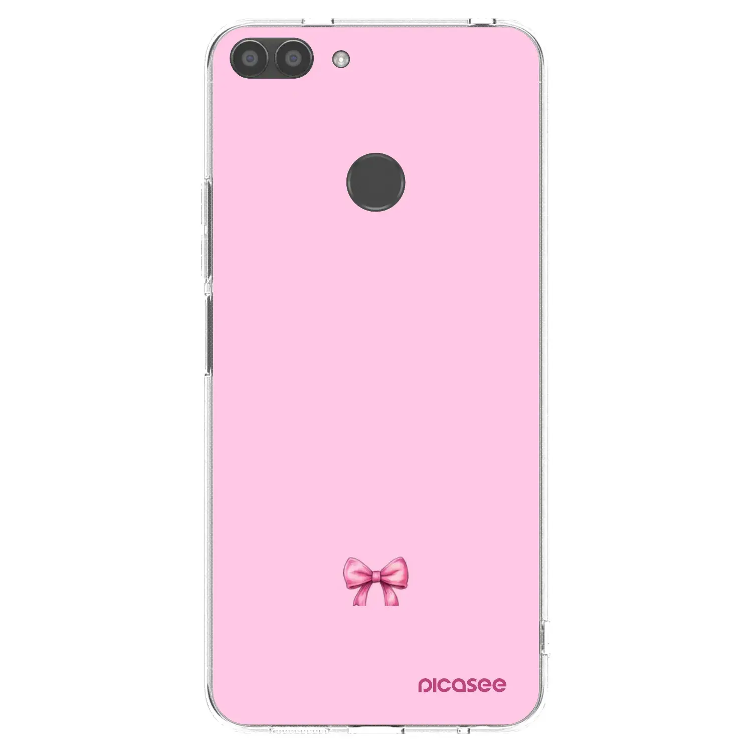 Silikonový průhledný obal pro Huawei P Smart - Blush bow