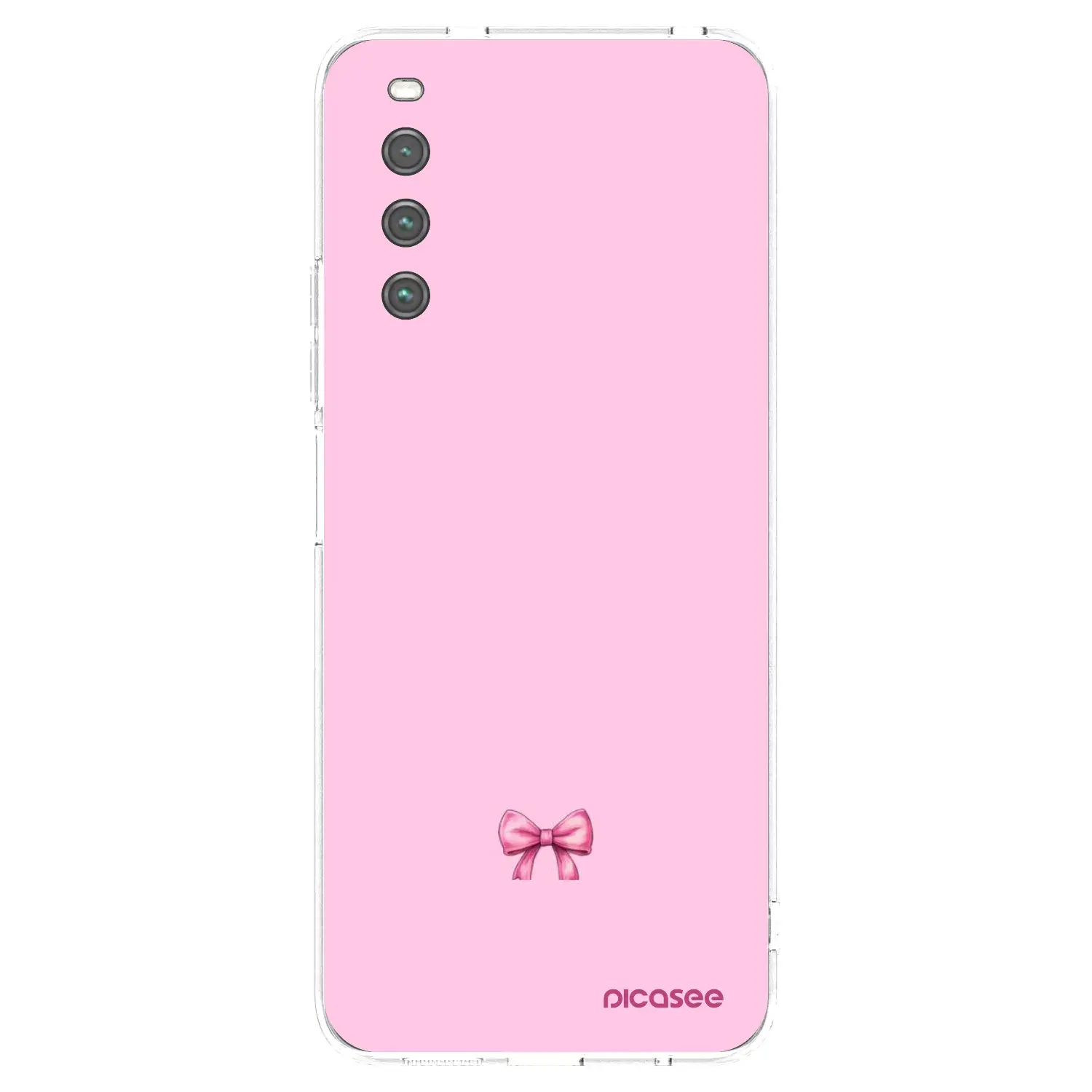 Silikonový průhledný obal pro Sony Xperia 10 IV 5G - Blush bow