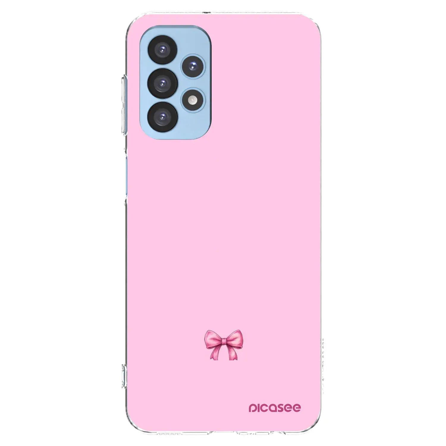 Silikonový průhledný obal pro Samsung Galaxy A23 A235F 4G - Blush bow