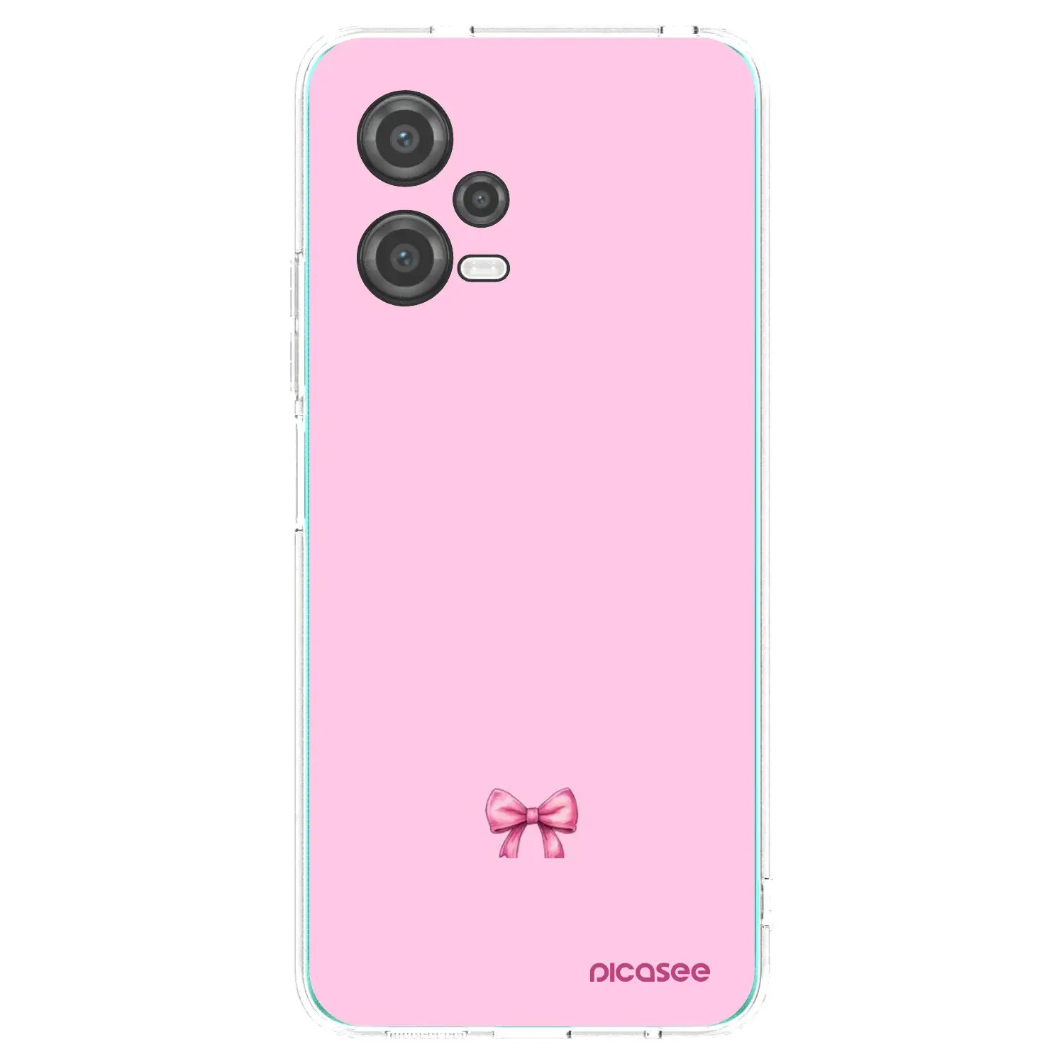 Silikonový průhledný obal pro Xiaomi Poco X5 - Blush bow