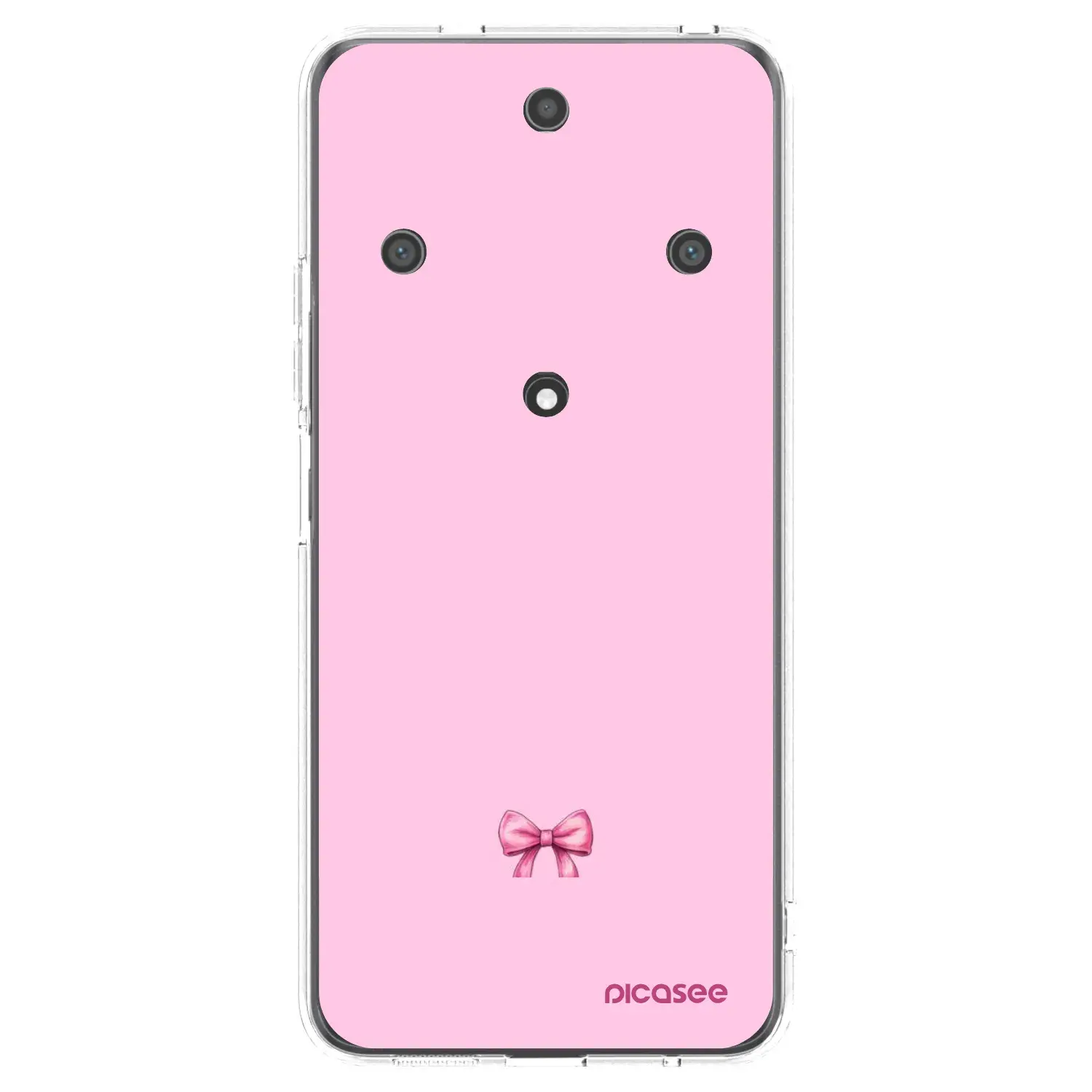 Silikonový průhledný obal pro Honor Magic5 Lite 5G - Blush bow