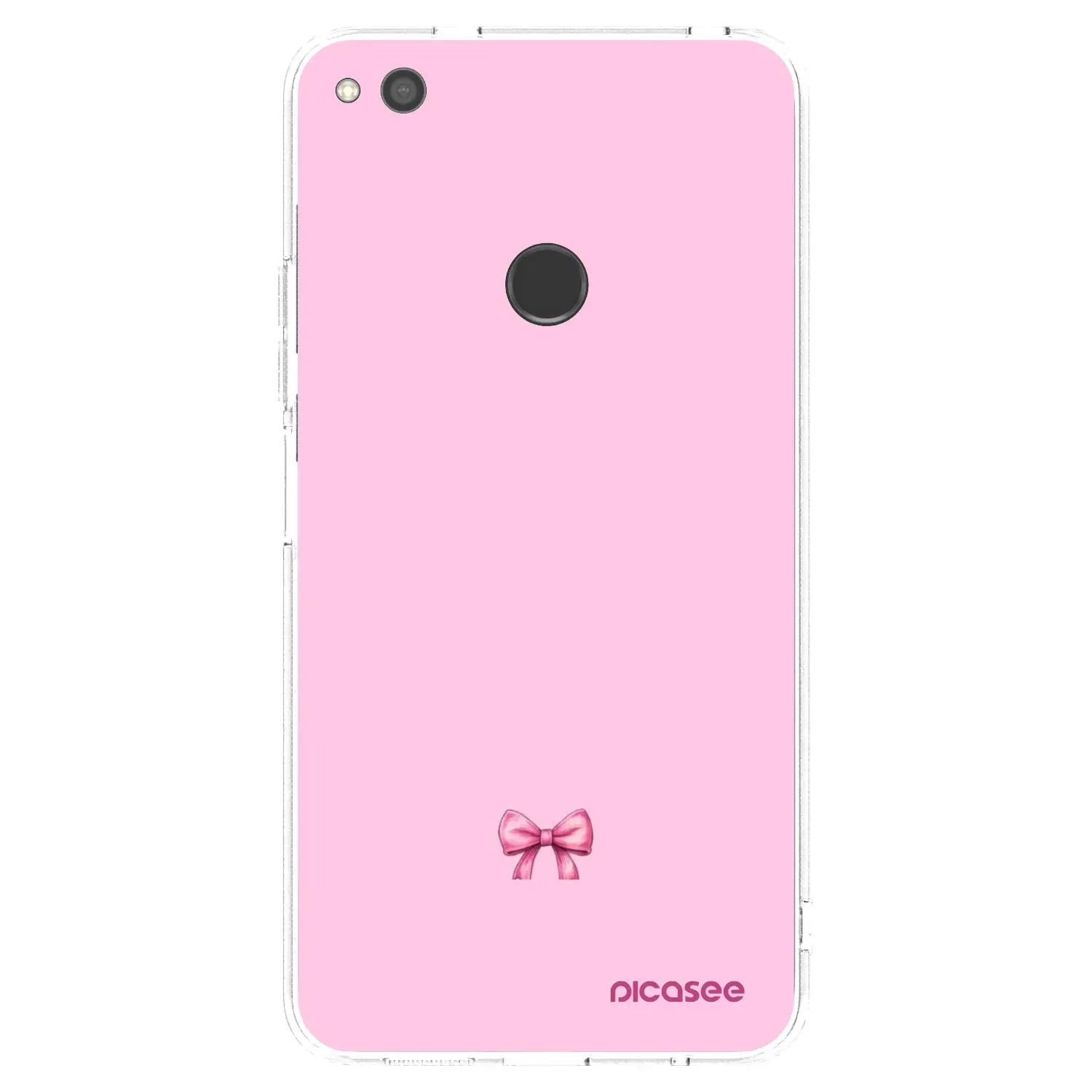 Silikonový průhledný obal pro Huawei P9 Lite 2017 - Blush bow
