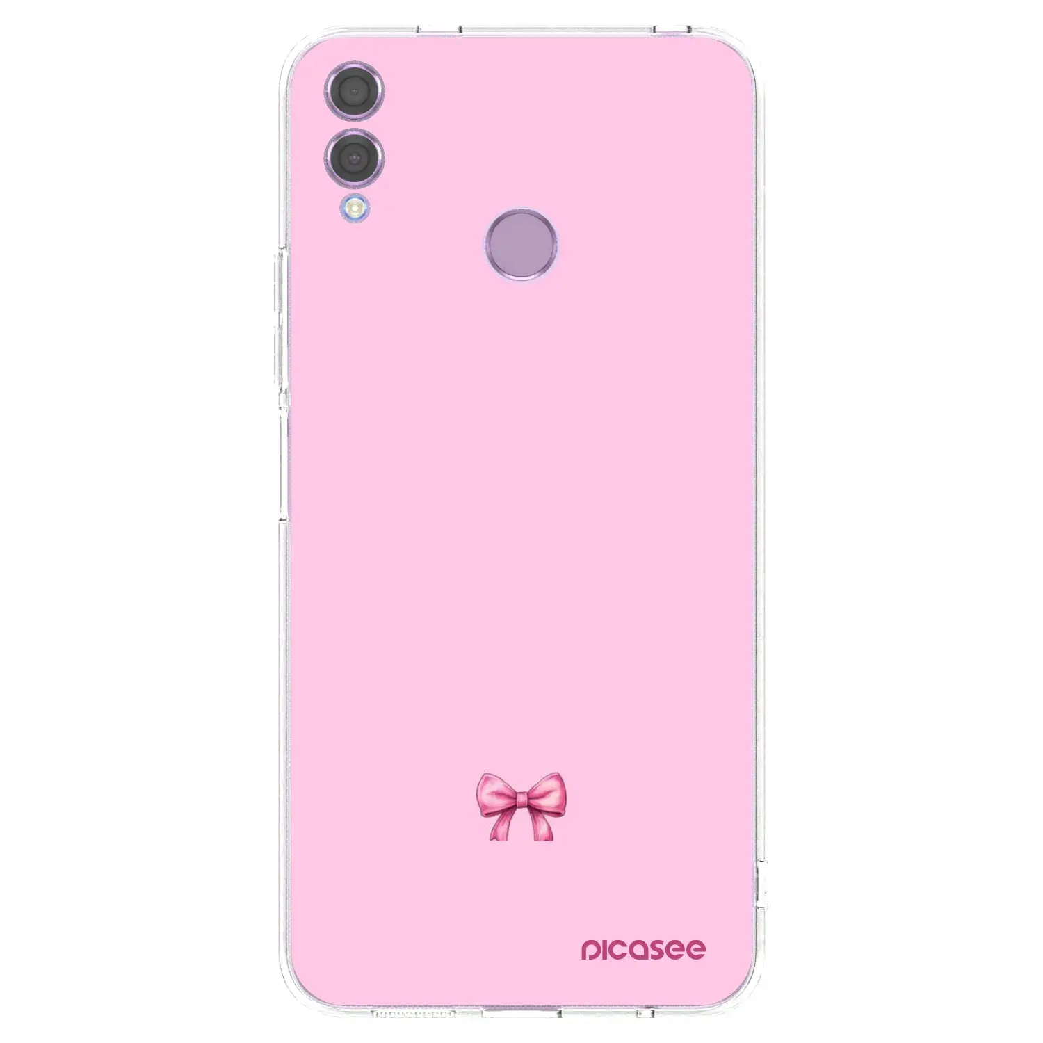 Silikonový průhledný obal pro Honor 8X - Blush bow