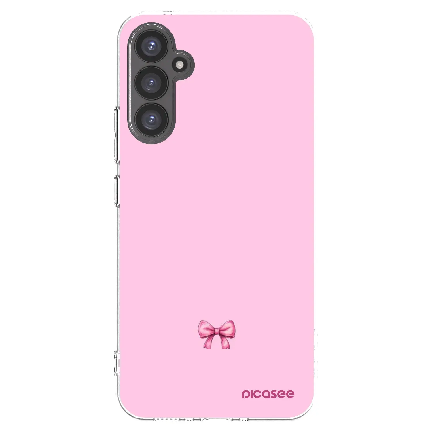 Silikonový průhledný obal pro Samsung Galaxy A34 5G A346B - Blush bow