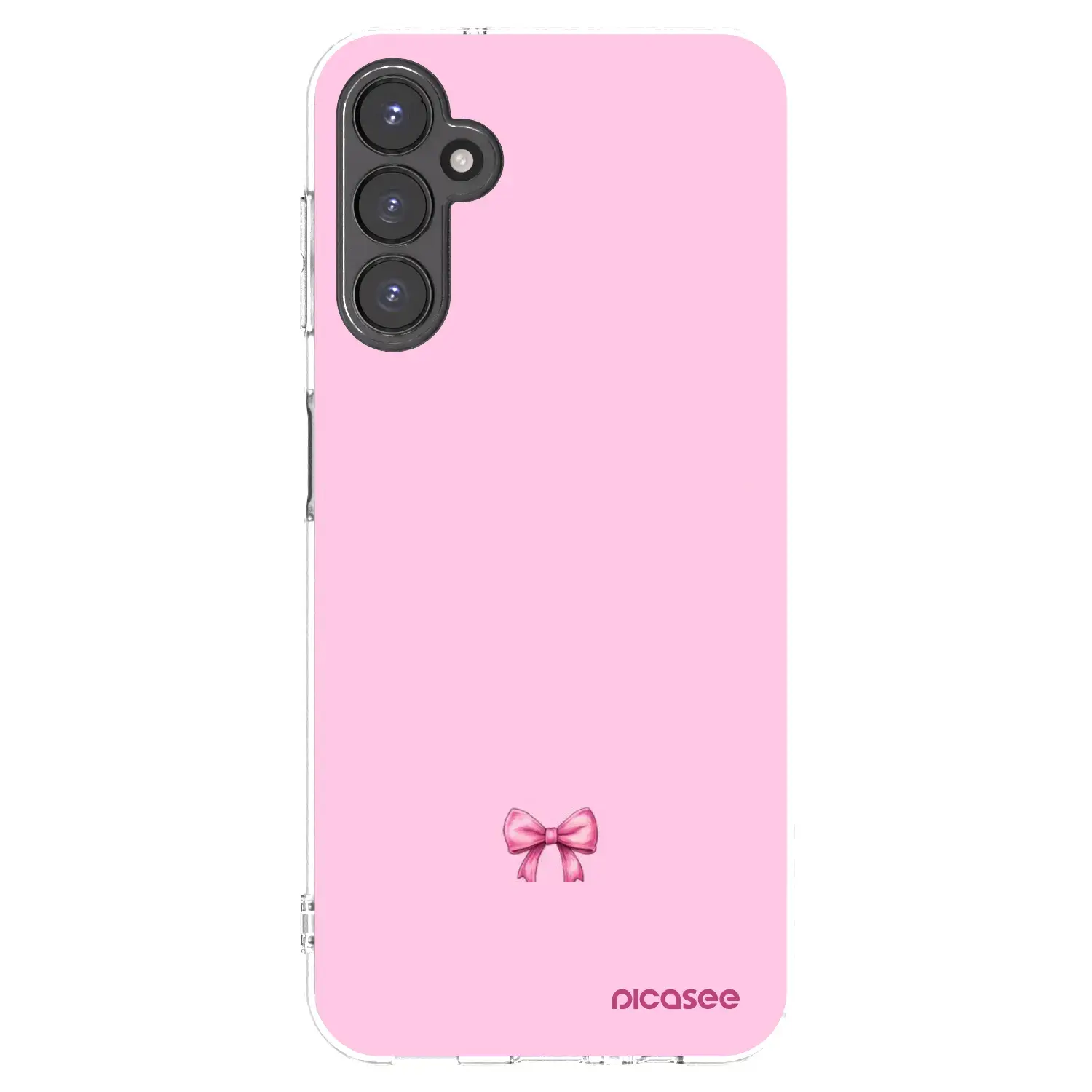Silikonový průhledný obal pro Samsung Galaxy A14 5G A146P - Blush bow