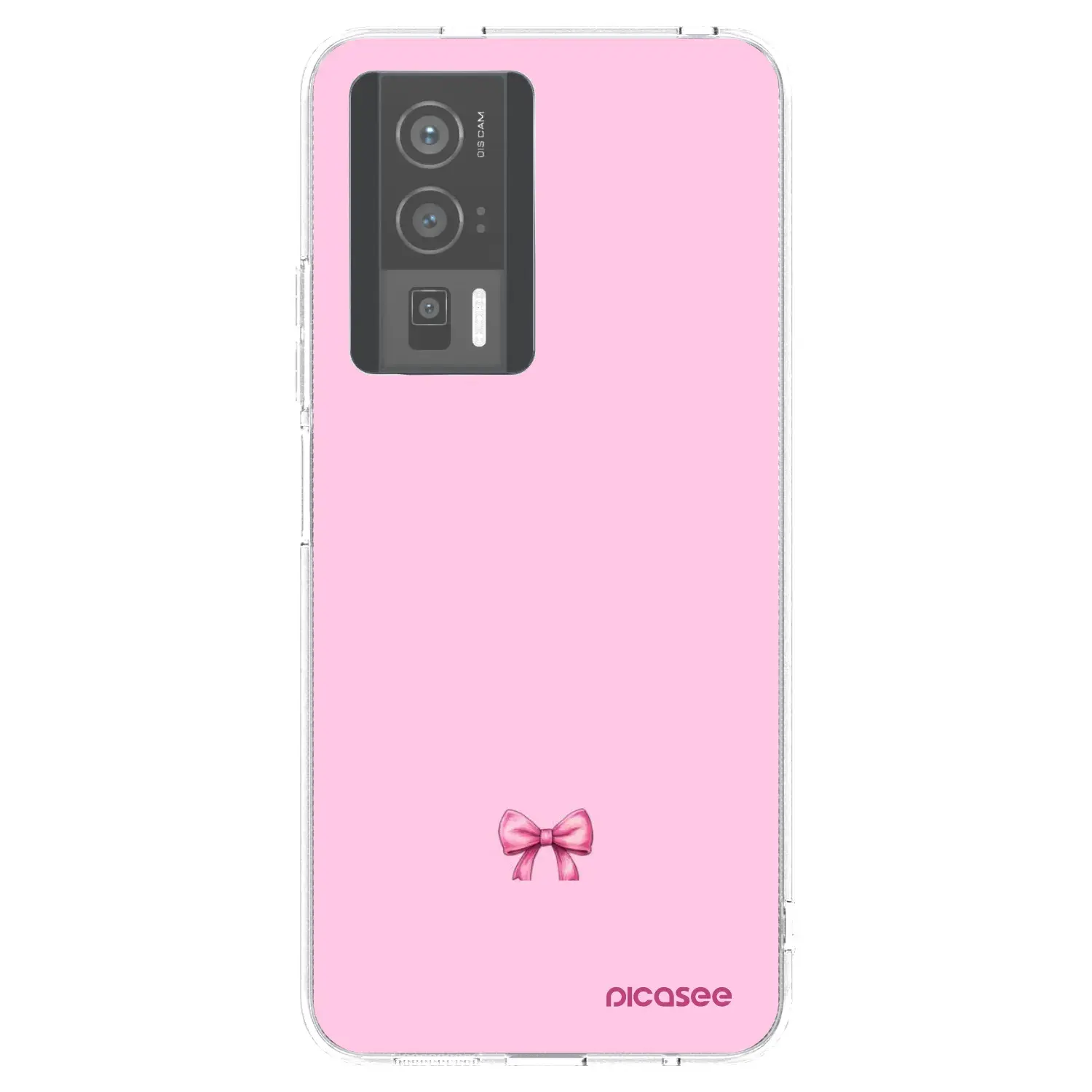 Silikonový průhledný obal pro Xiaomi Poco F5 Pro 5G - Blush bow