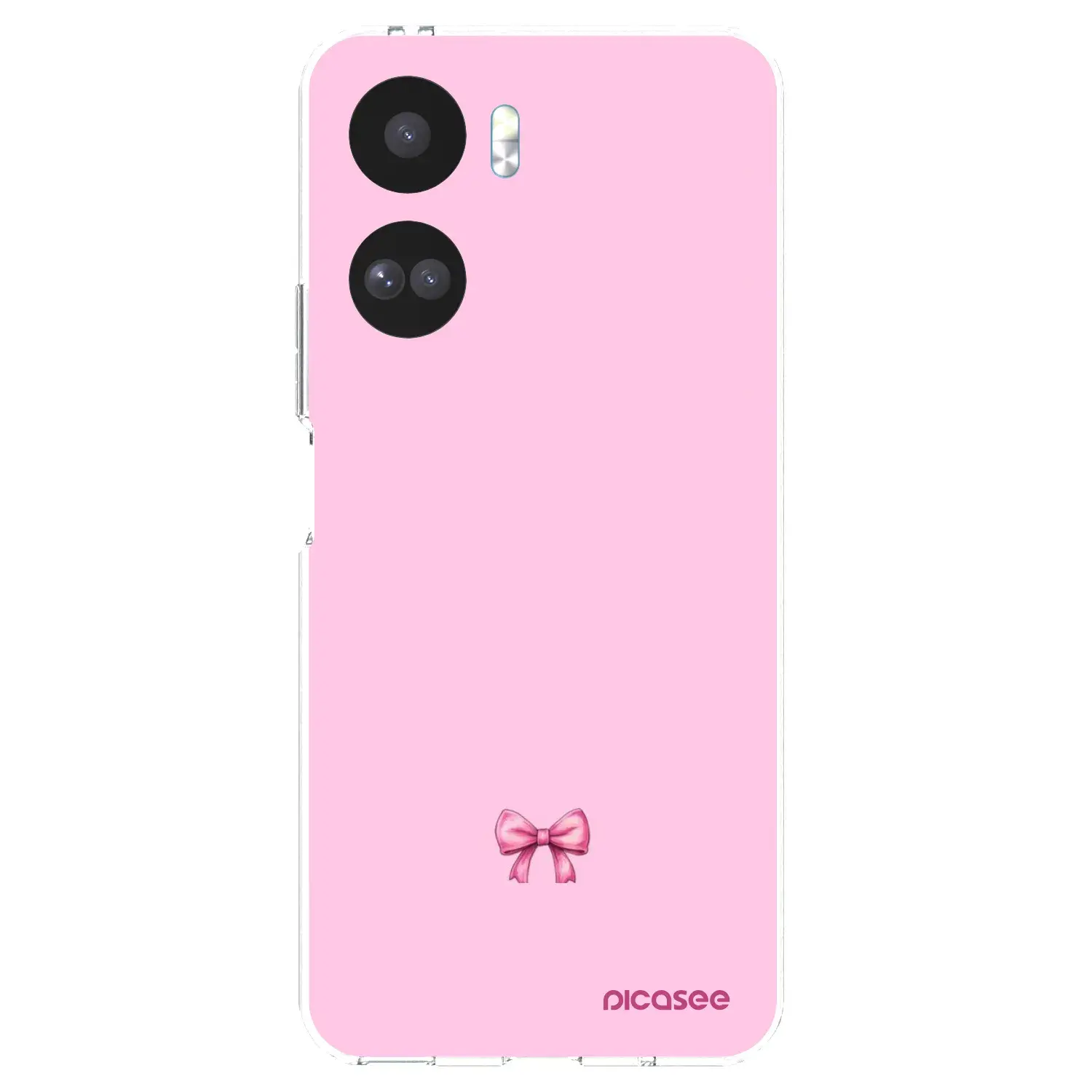 Silikonový průhledný obal pro Honor 90 Lite 5G - Blush bow