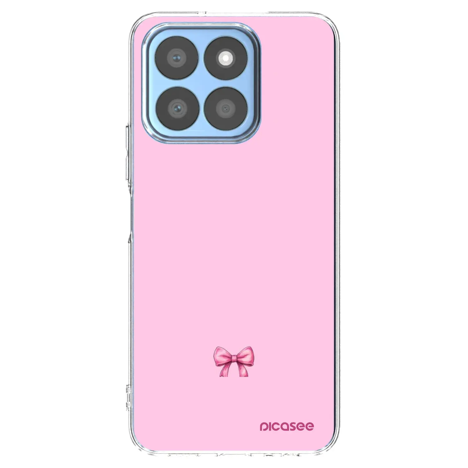 Silikonový průhledný obal pro Honor X8b - Blush bow