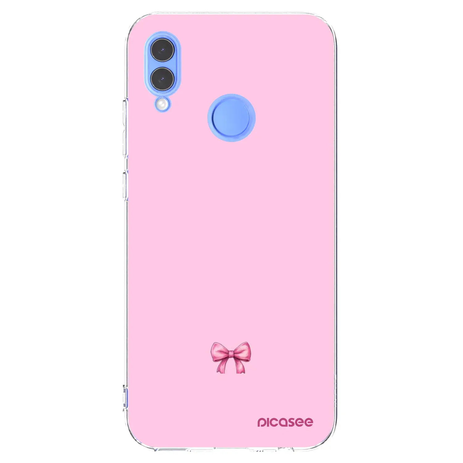 Silikonový průhledný obal pro Huawei P Smart 2019 - Blush bow