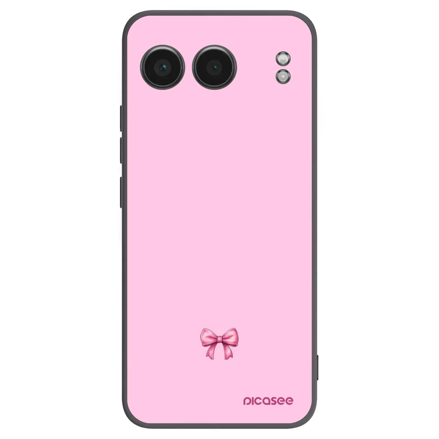 Silikonový černý obal pro OnePlus Nord 4 - Blush bow