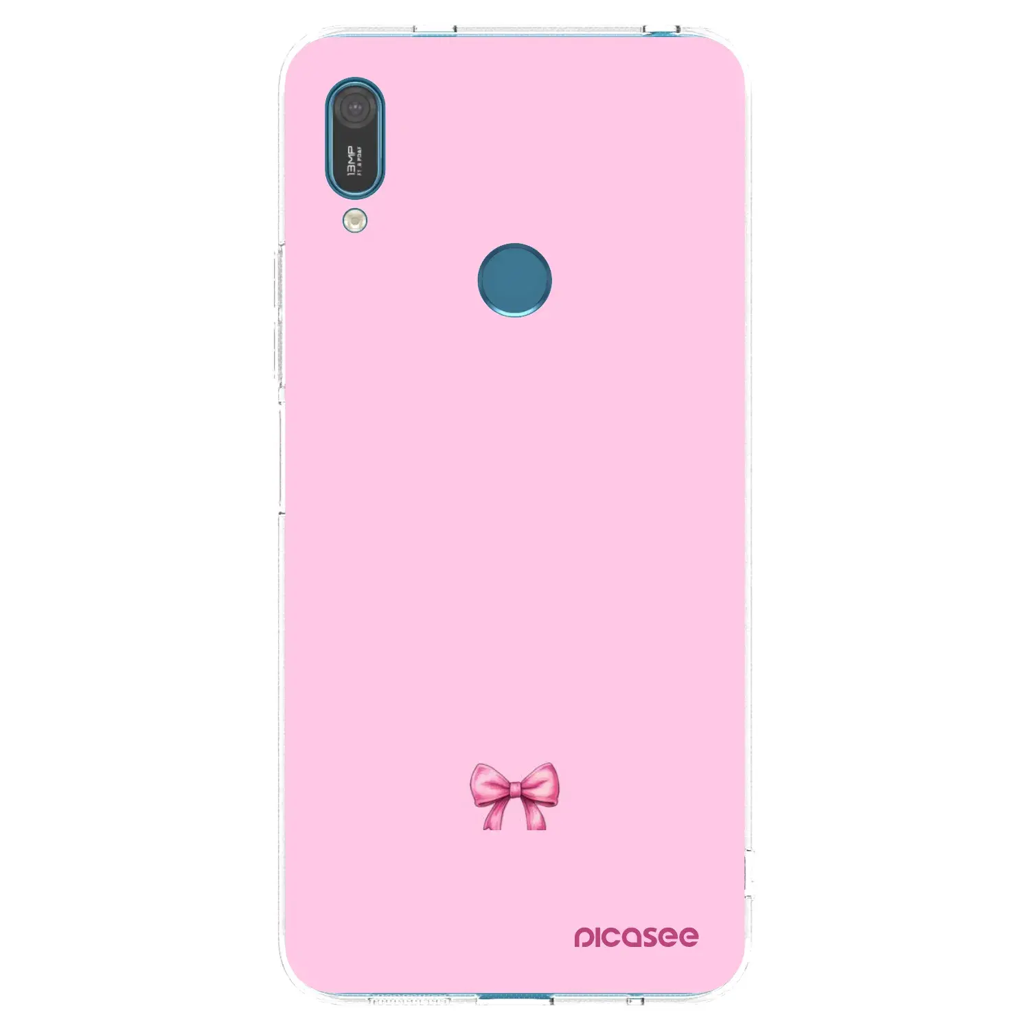Silikonový průhledný obal pro Huawei Y7 2019 - Blush bow