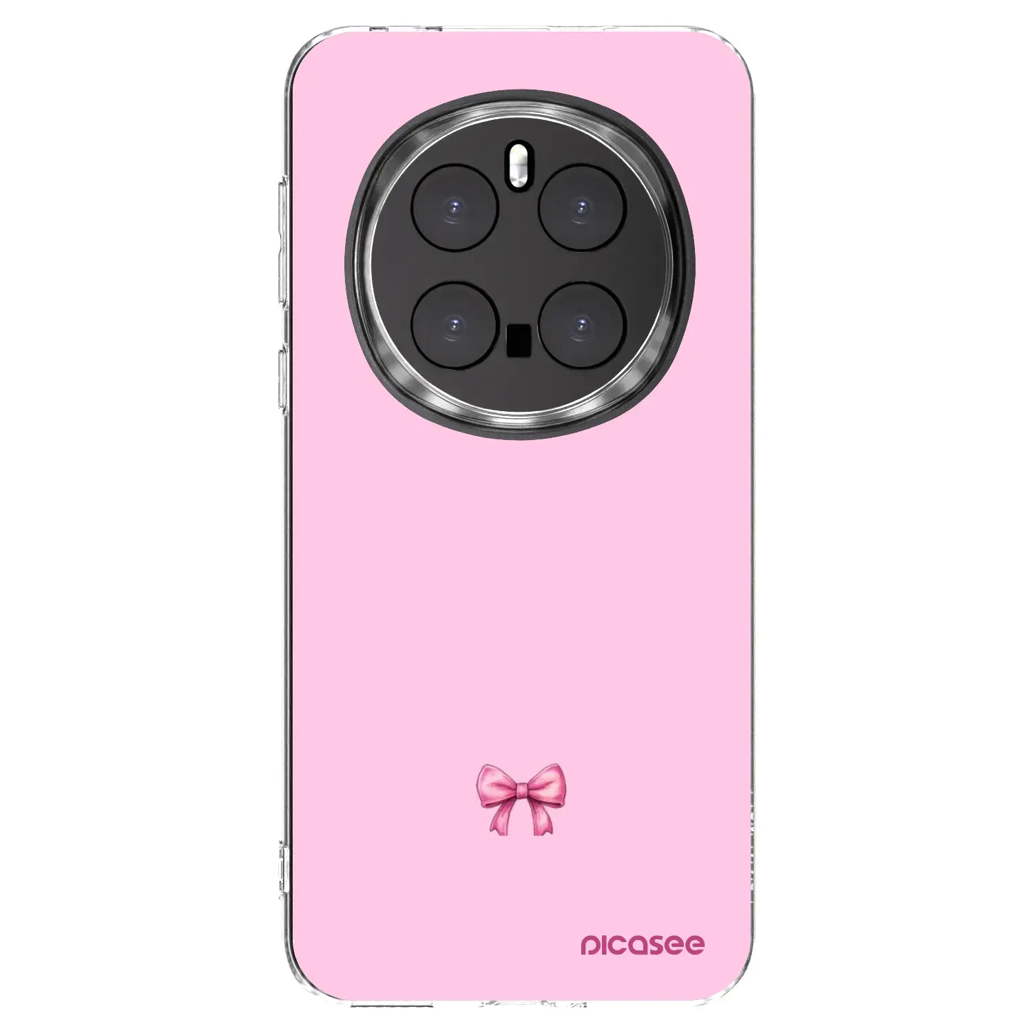 Silikonový průhledný obal pro Honor Magic7 Pro 5G - Blush bow