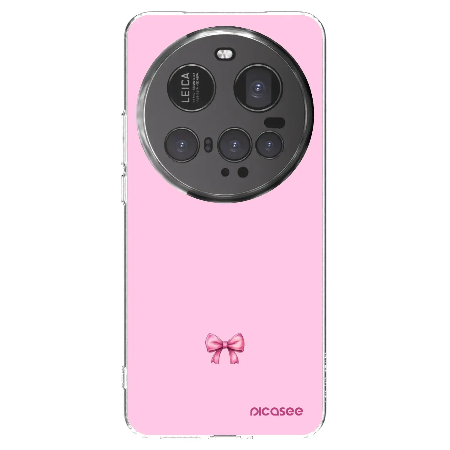 Silikonový průhledný obal pro Xiaomi 15 Ultra - Blush bow