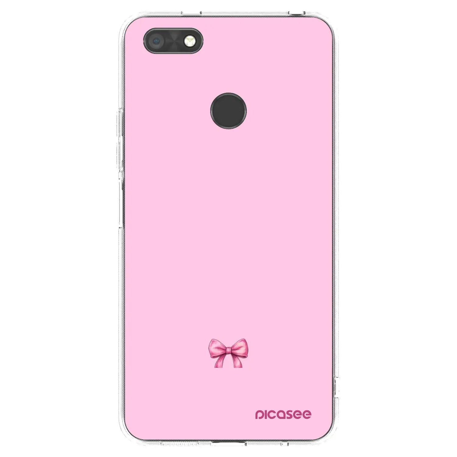 Silikonový průhledný obal pro Huawei P9 Lite Mini - Blush bow