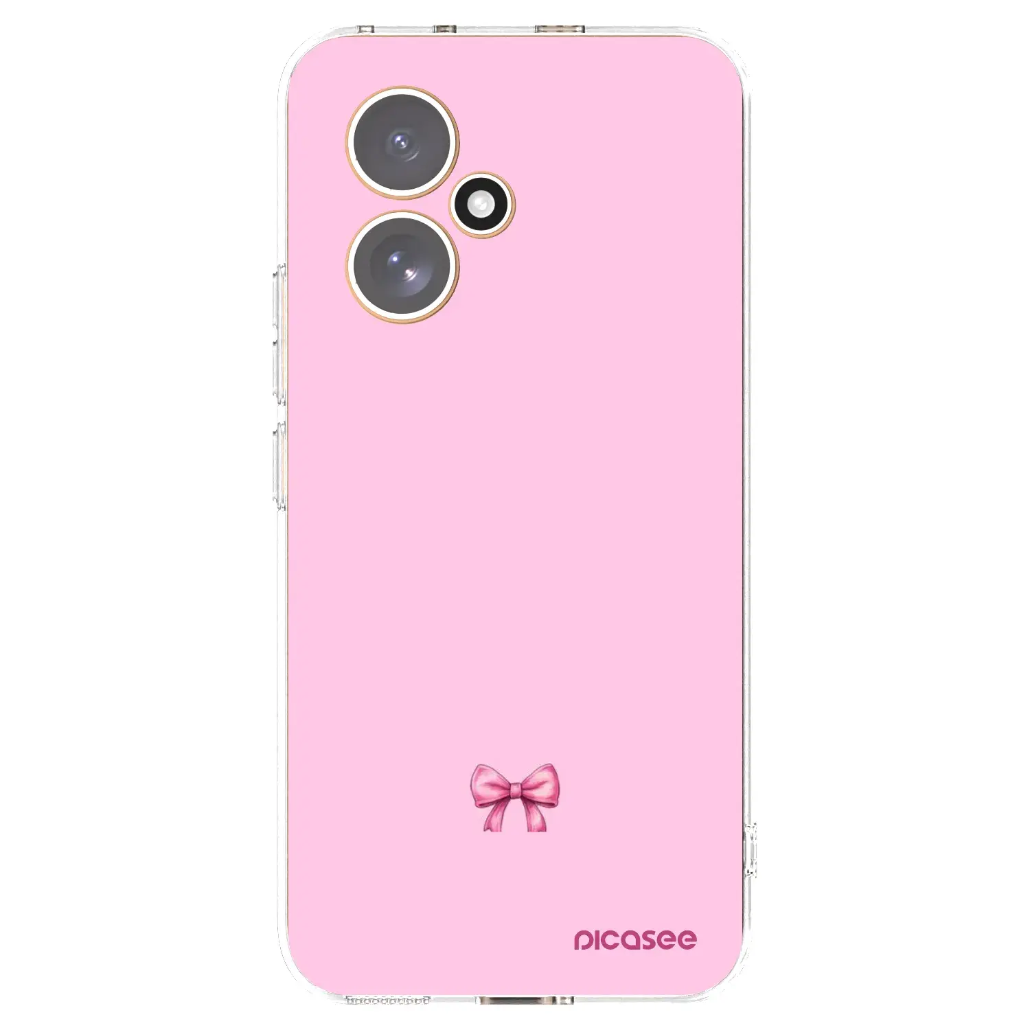 Silikonový průhledný obal pro Honor 400 5G - Blush bow