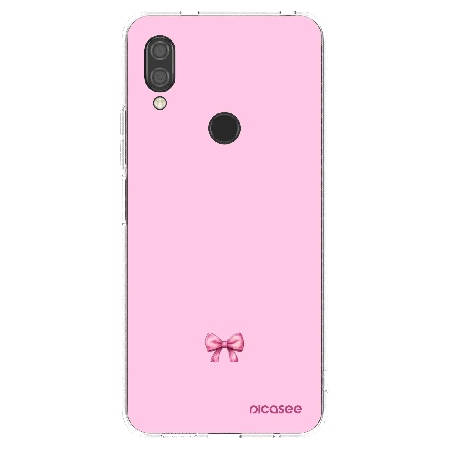 Silikonový průhledný obal pro Xiaomi Redmi 7 - Blush bow