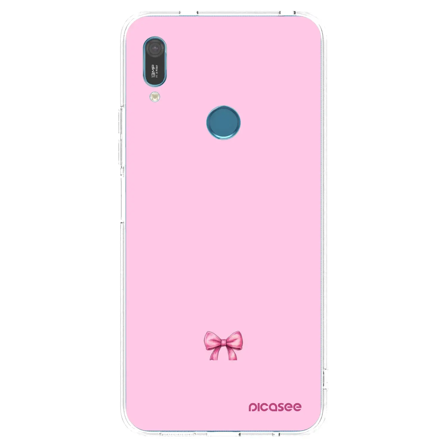 Silikonový průhledný obal pro Huawei Y6 2019 - Blush bow