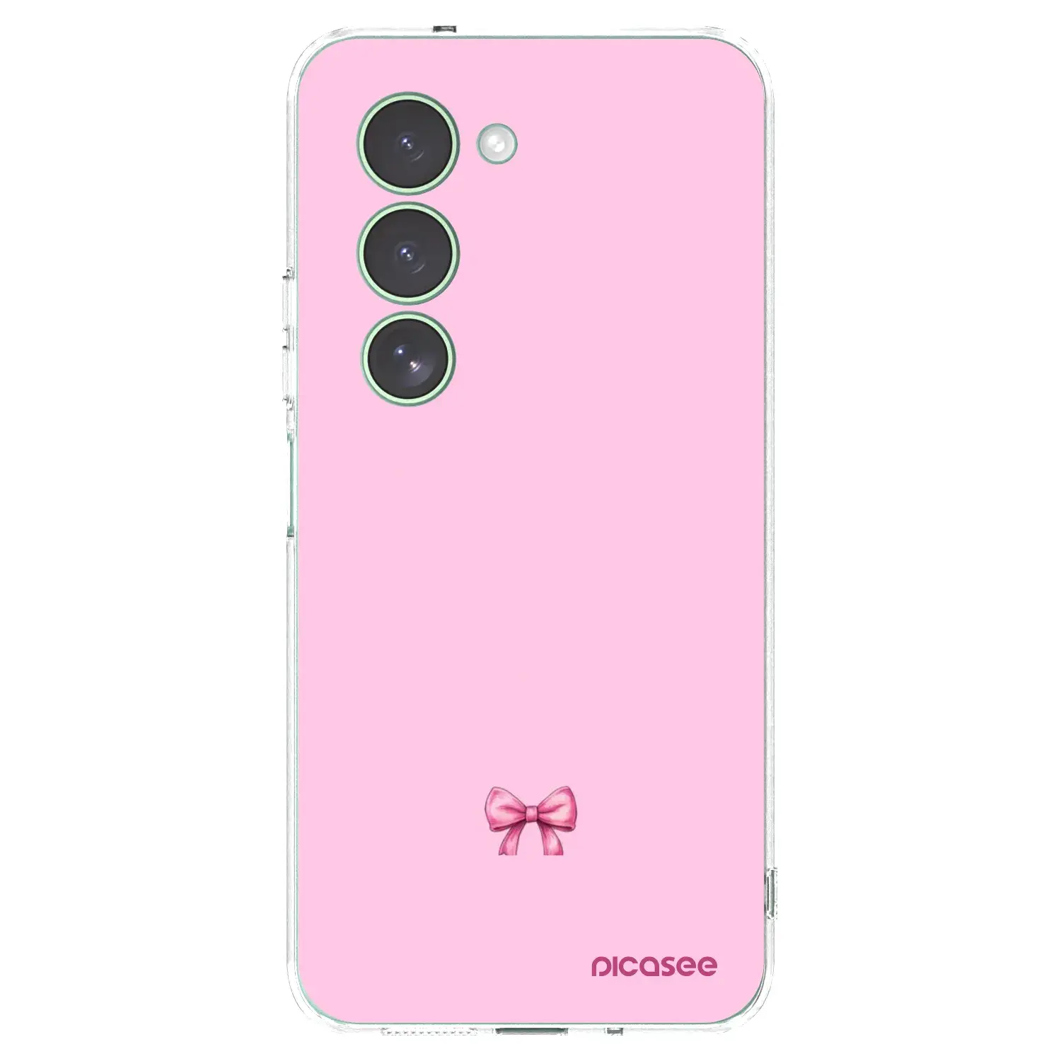 Silikonový průhledný obal pro Xiaomi Redmi 15 5G - Blush bow