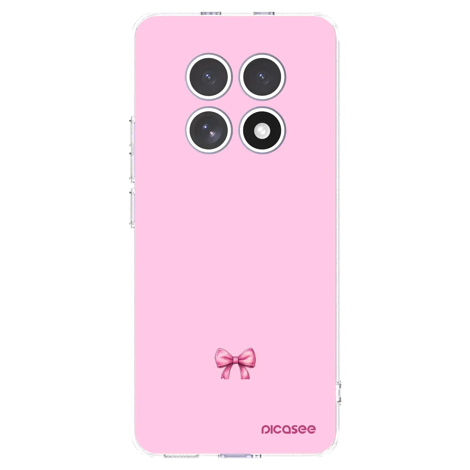 Silikonový průhledný obal pro Xiaomi Redmi Note 15 4G - Blush bow