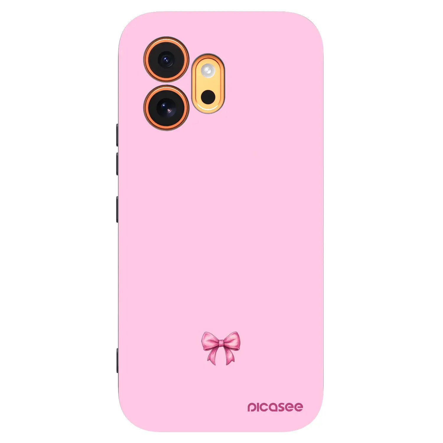 Silikonový černý obal pro Honor 600 - Blush bow