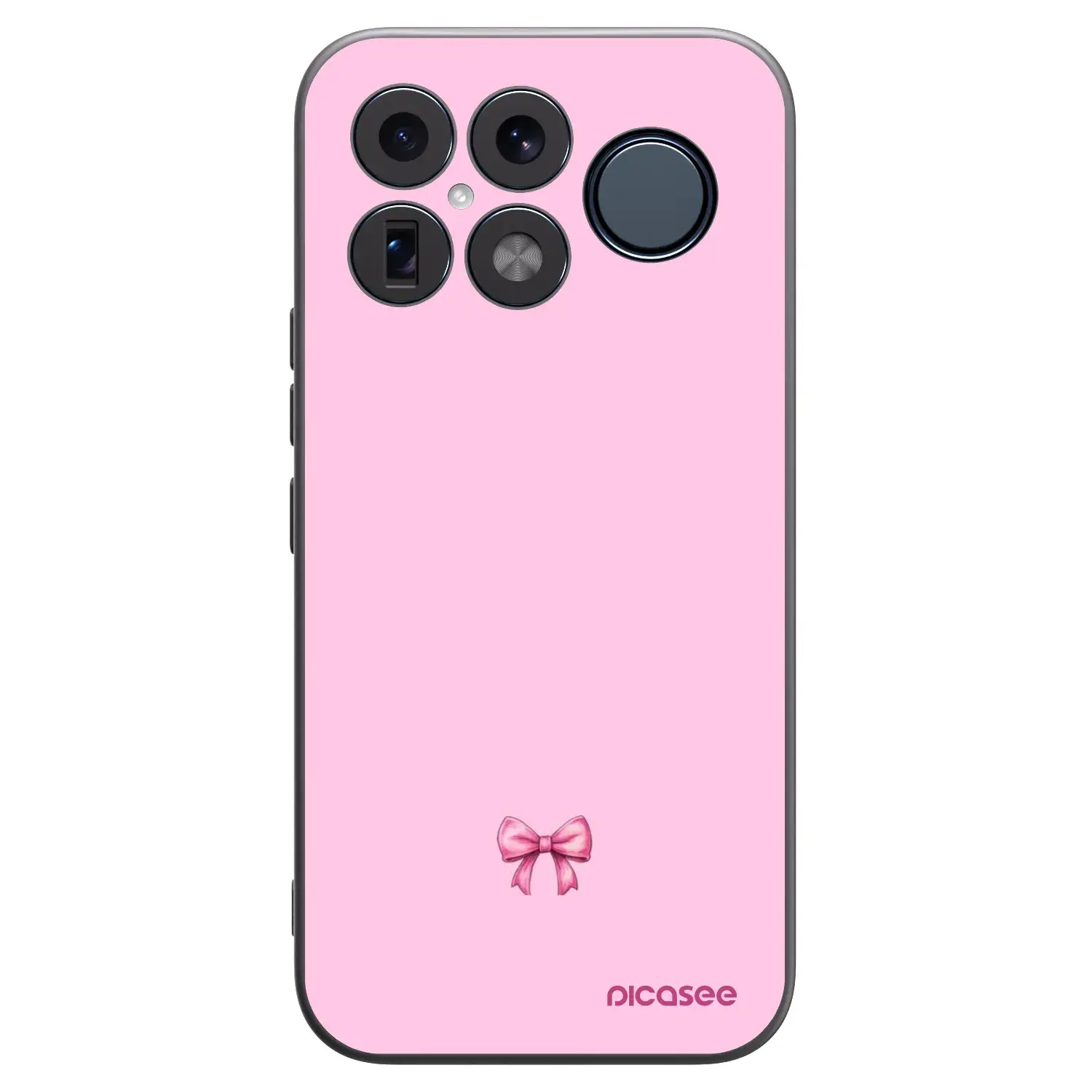 Silikonový černý obal pro Xiaomi Poco F8 Ultra - Blush bow