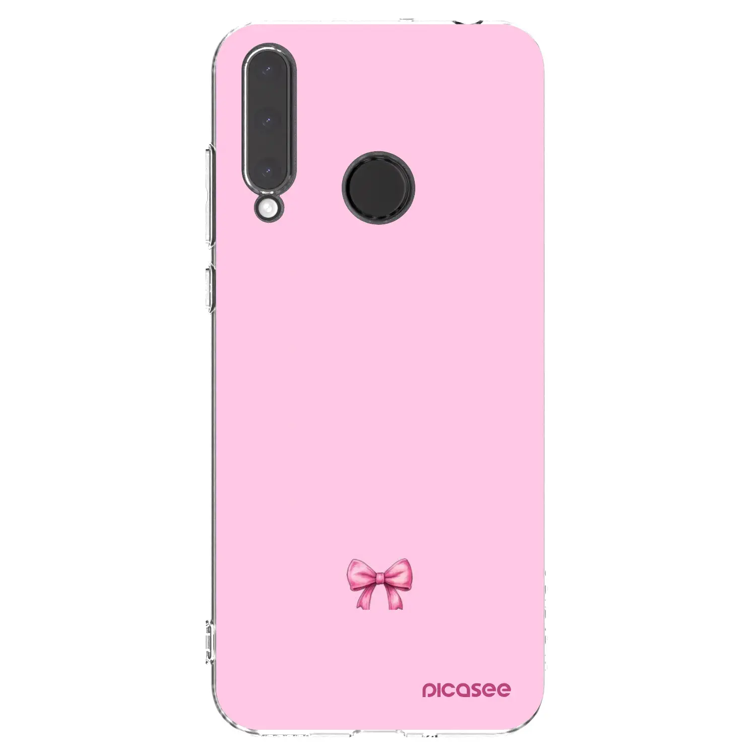 Silikonový průhledný obal pro Honor 20 Lite - Blush bow