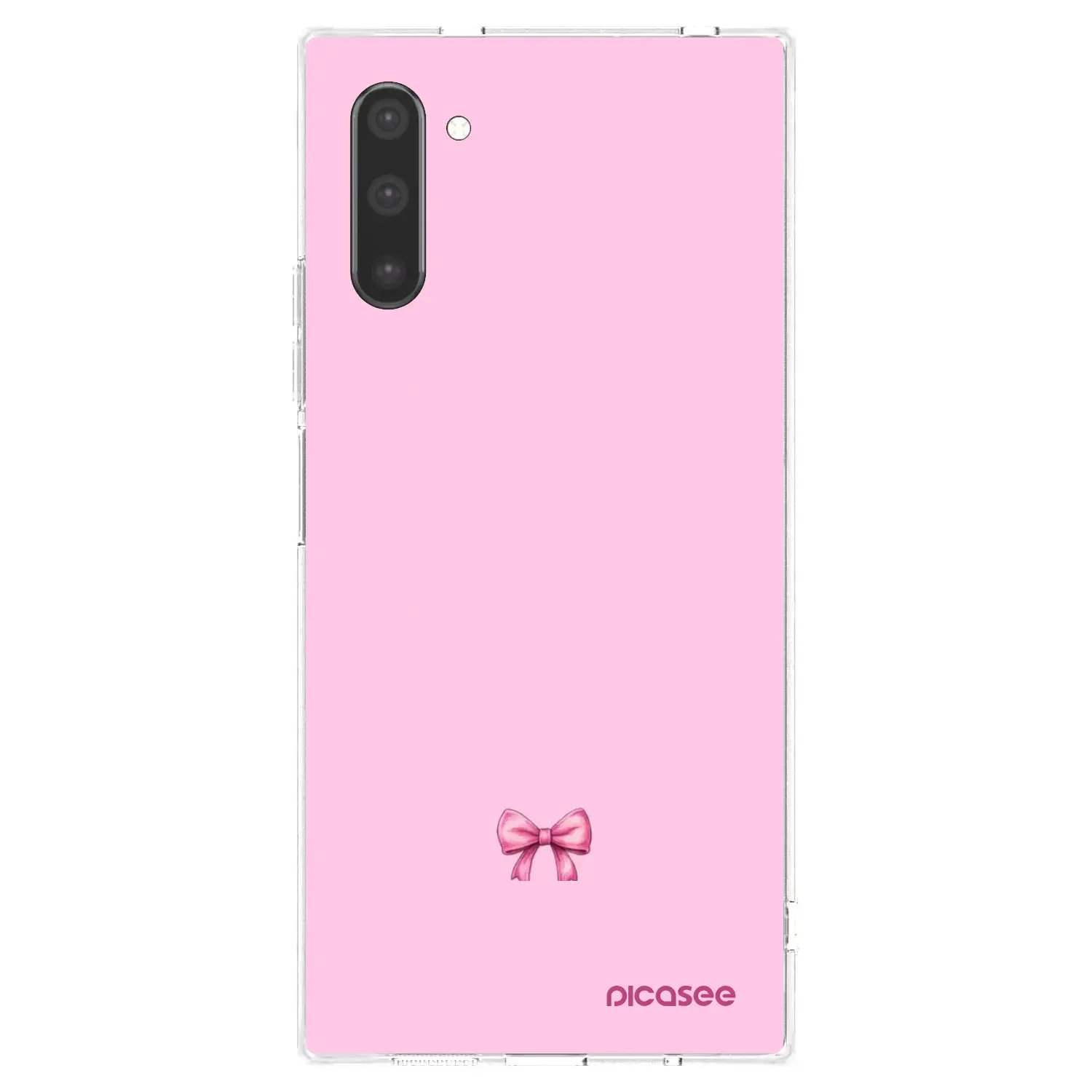 Silikonový průhledný obal pro Samsung Galaxy Note 10 N970F - Blush bow