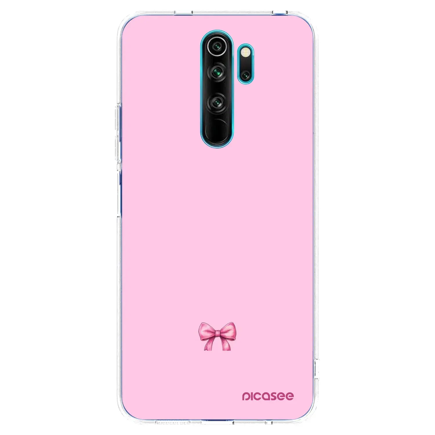 Silikonový průhledný obal pro Xiaomi Redmi Note 8 Pro - Blush bow