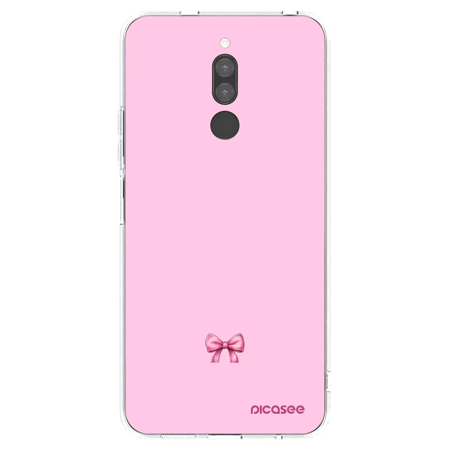 Silikonový průhledný obal pro Xiaomi Redmi 8 - Blush bow