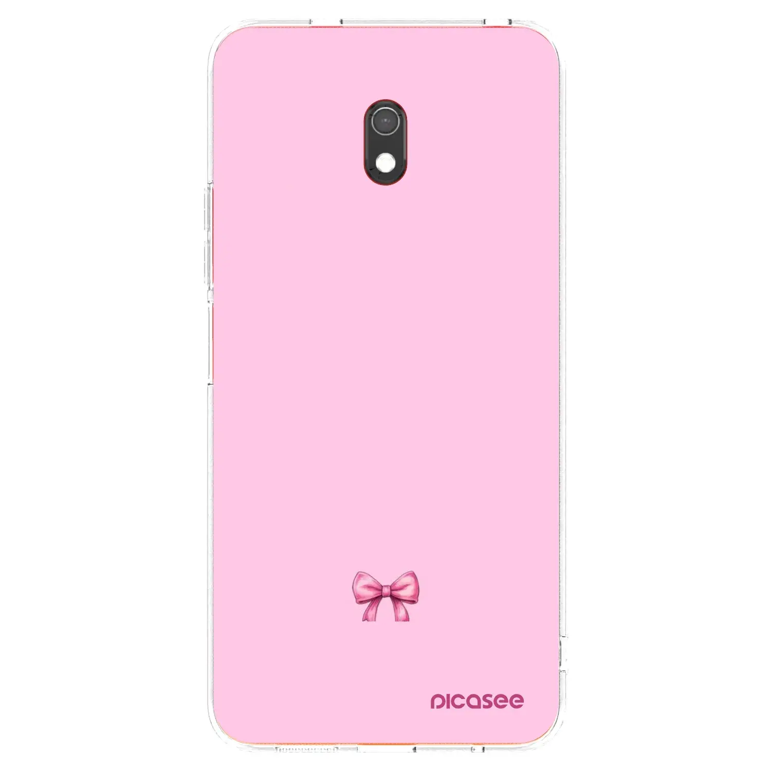 Silikonový průhledný obal pro Xiaomi Redmi 8A - Blush bow