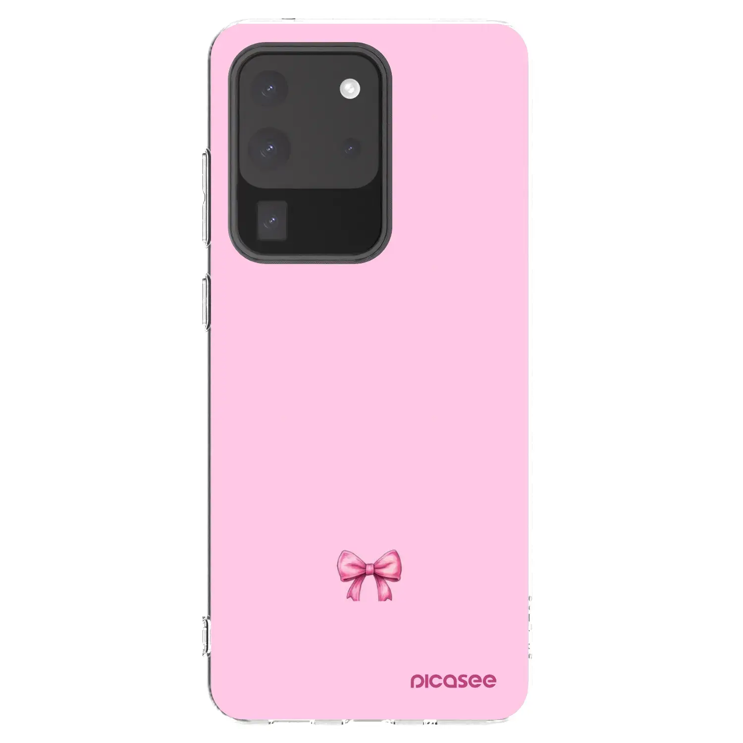 Silikonový průhledný obal pro Samsung Galaxy S20 Ultra 5G G988F - Blush bow