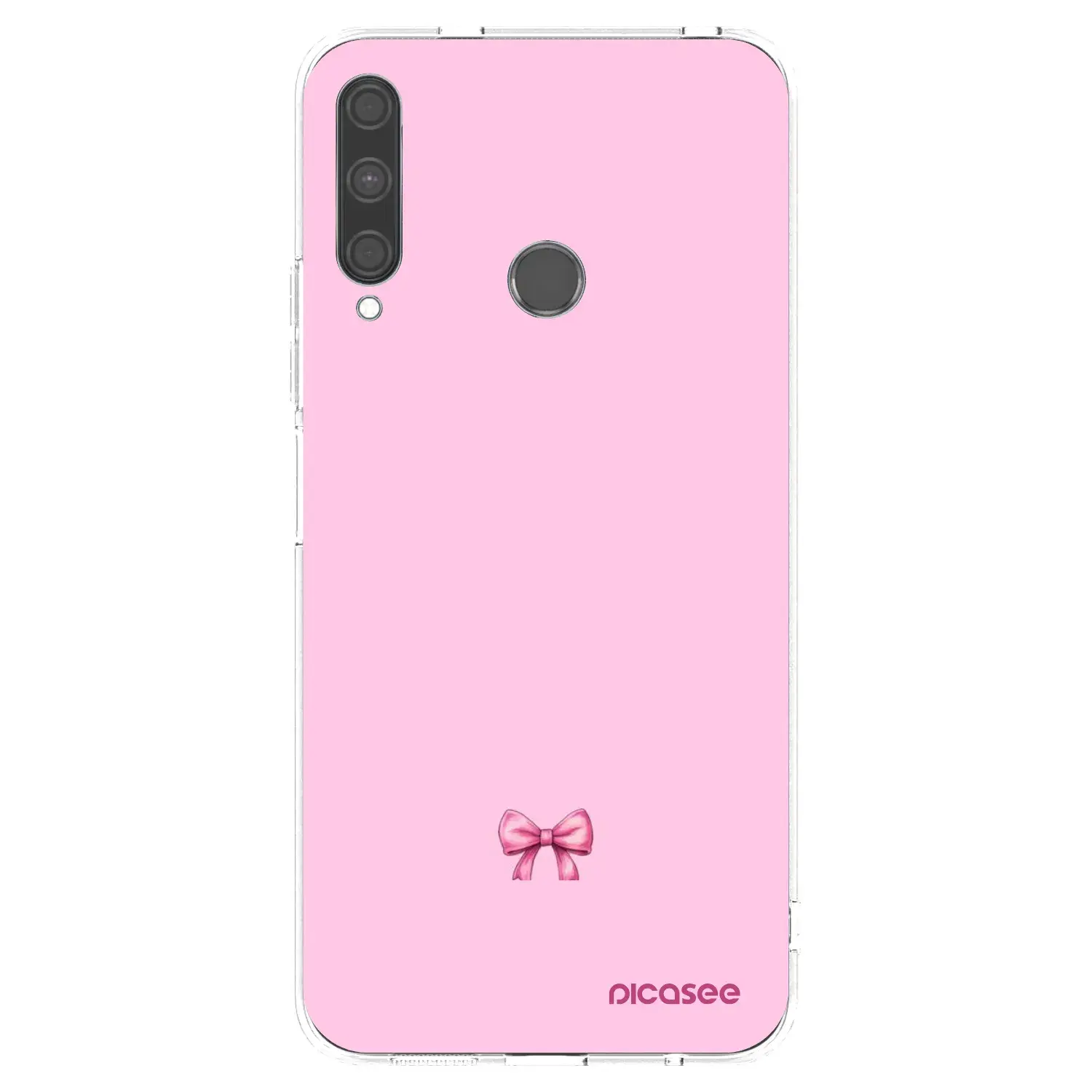 Silikonový průhledný obal pro Huawei P40 Lite E - Blush bow