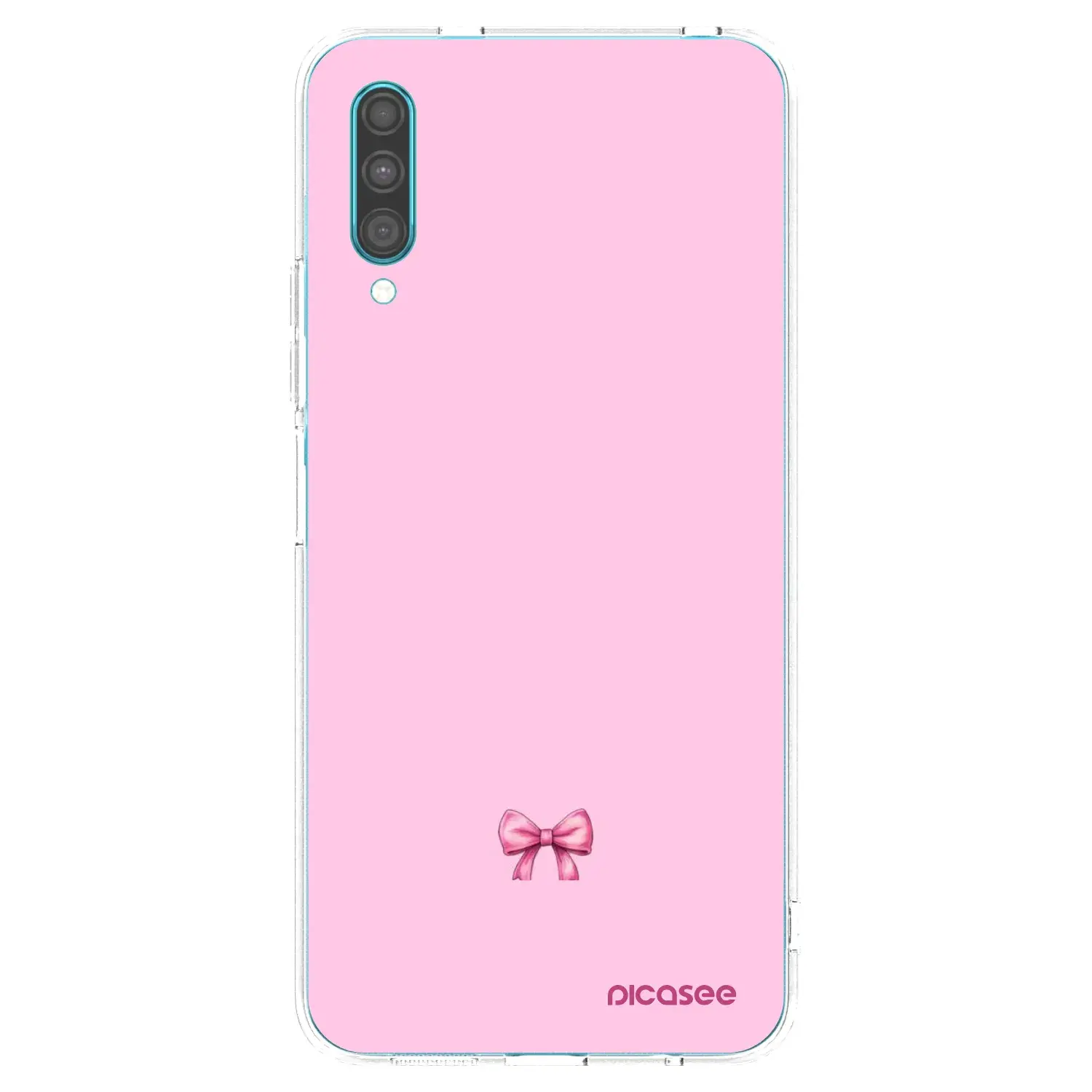 Silikonový průhledný obal pro Samsung Galaxy A30s A307F - Blush bow