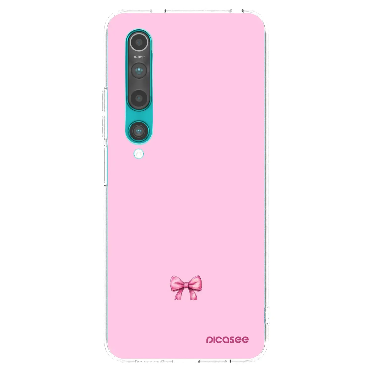 Silikonový průhledný obal pro Xiaomi Mi 10 - Blush bow