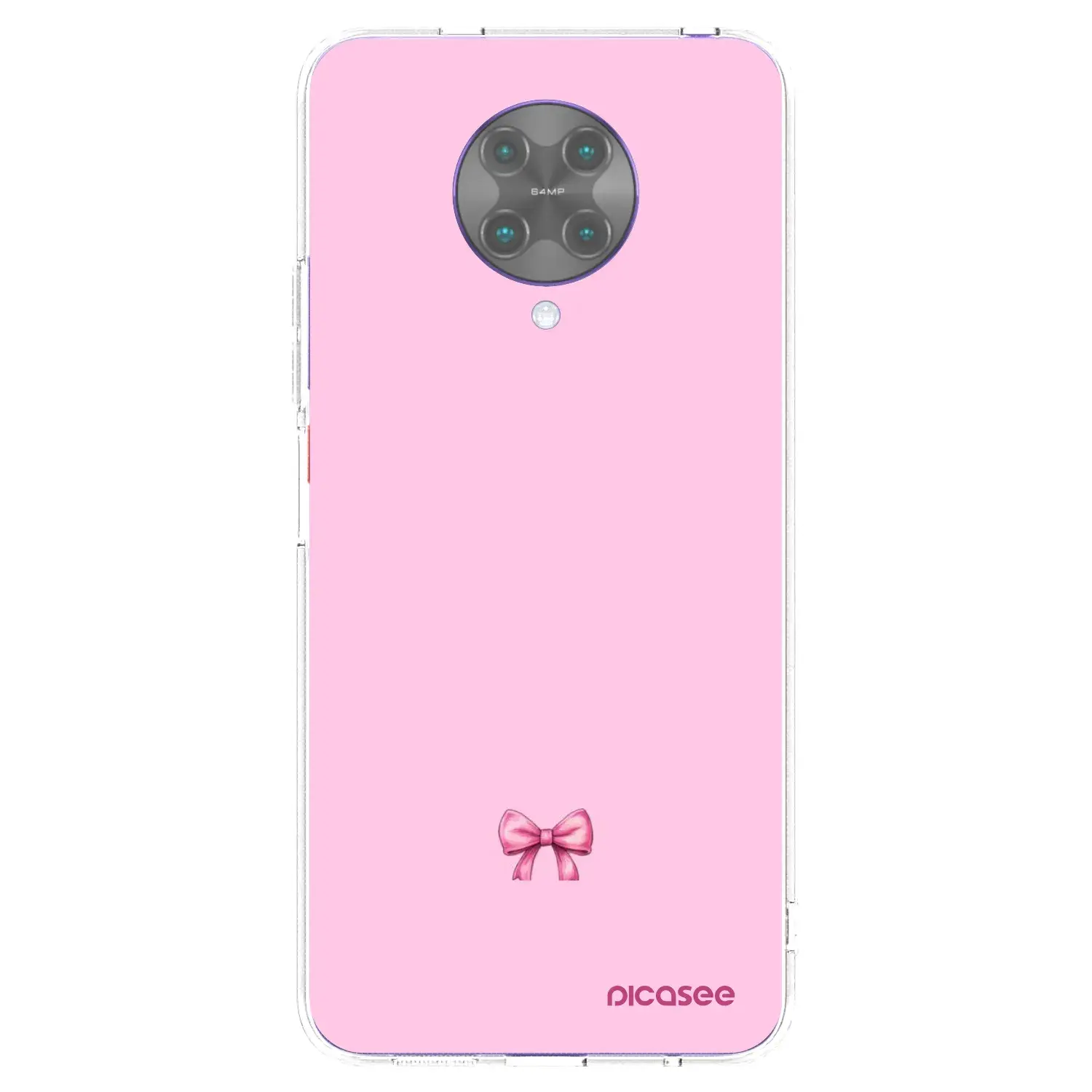 Silikonový průhledný obal pro Xiaomi Poco F2 Pro - Blush bow