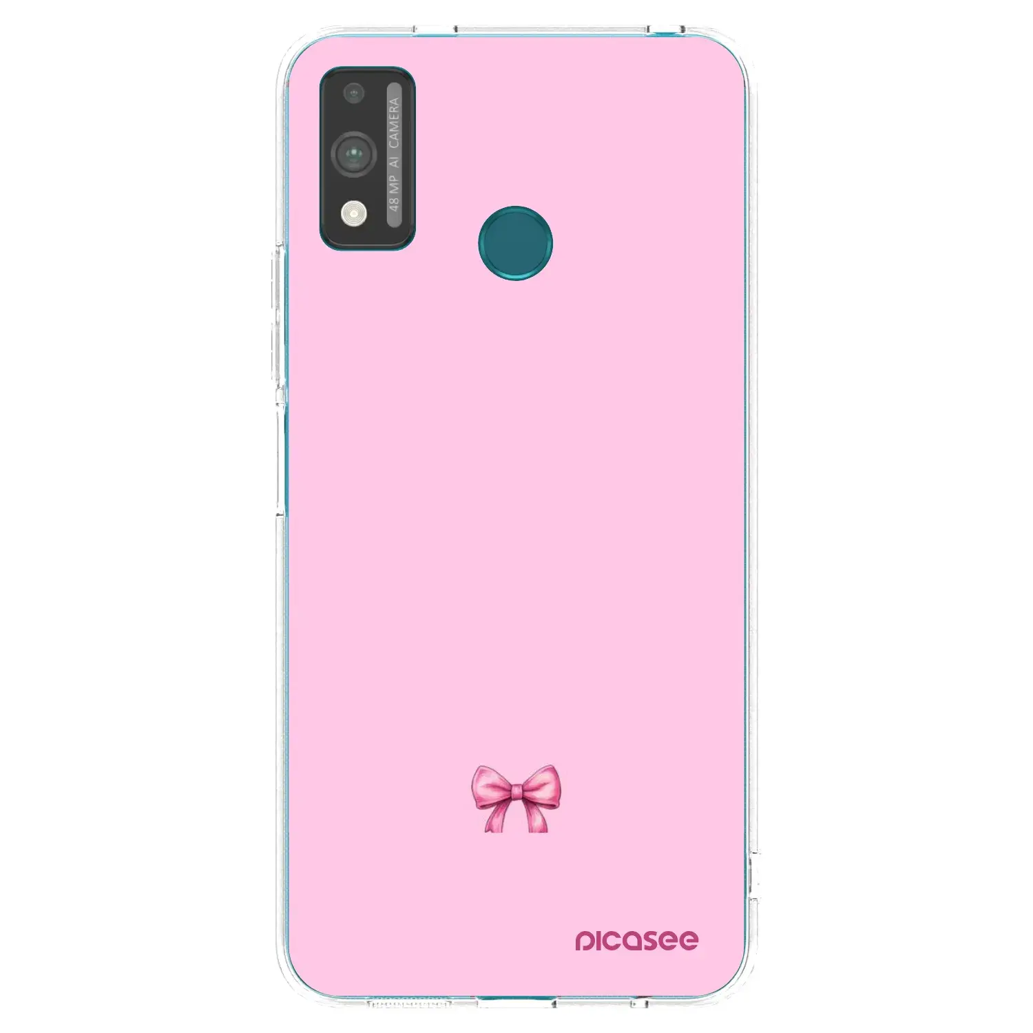Silikonový průhledný obal pro Honor 9X Lite - Blush bow