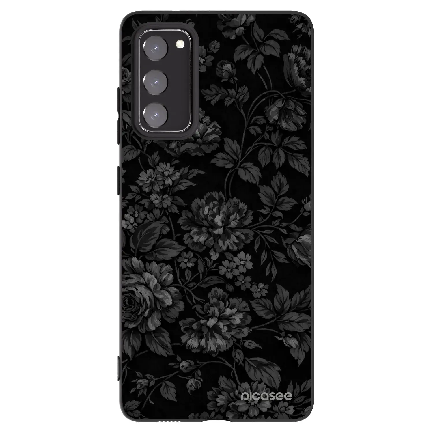 Silikonový černý obal pro Samsung Galaxy S20 FE - Dark Romance